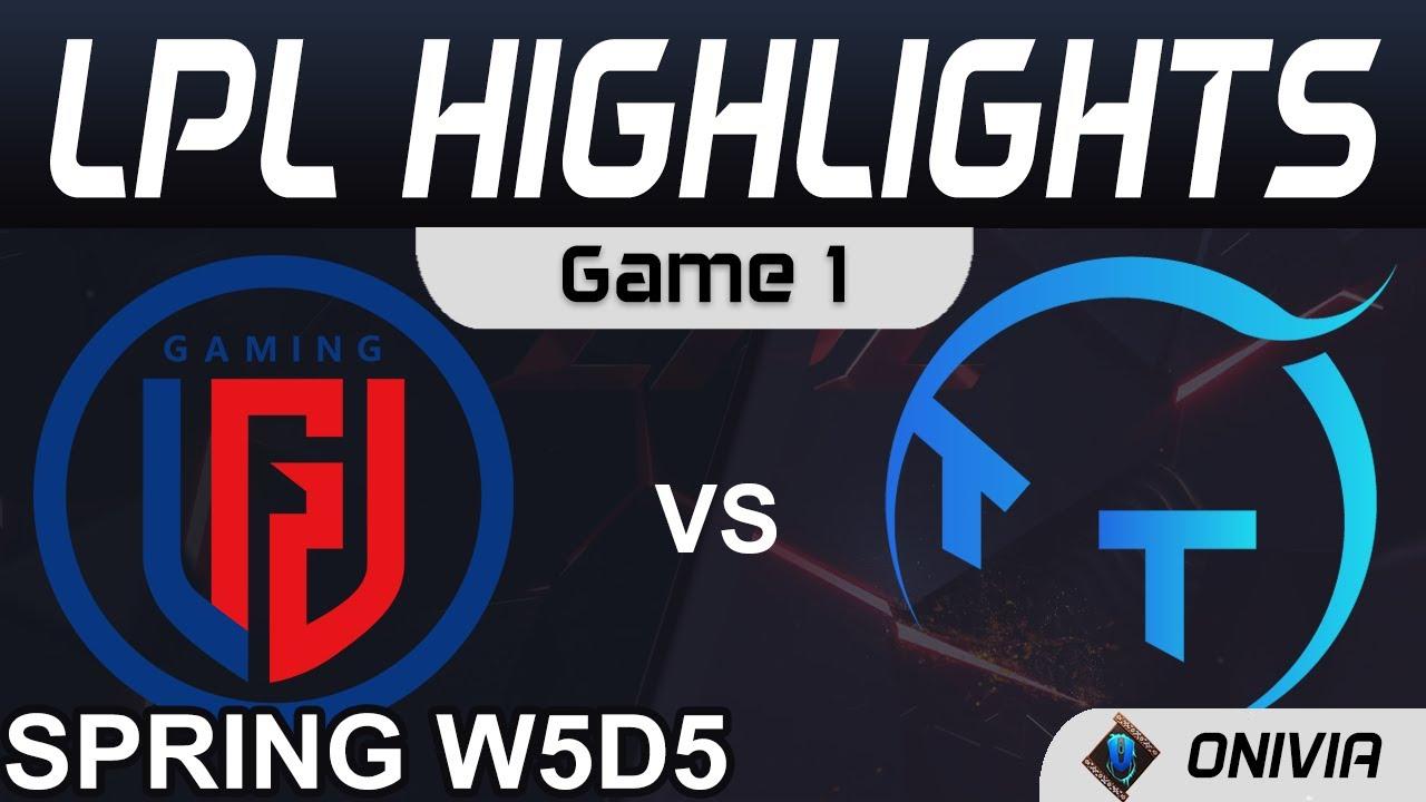 LGD vs TT Highlights Game 1 LPL Spring Season 2021 W5D5 LGD Gaming vs ThunderTalk Gaming by Onivia thumbnail