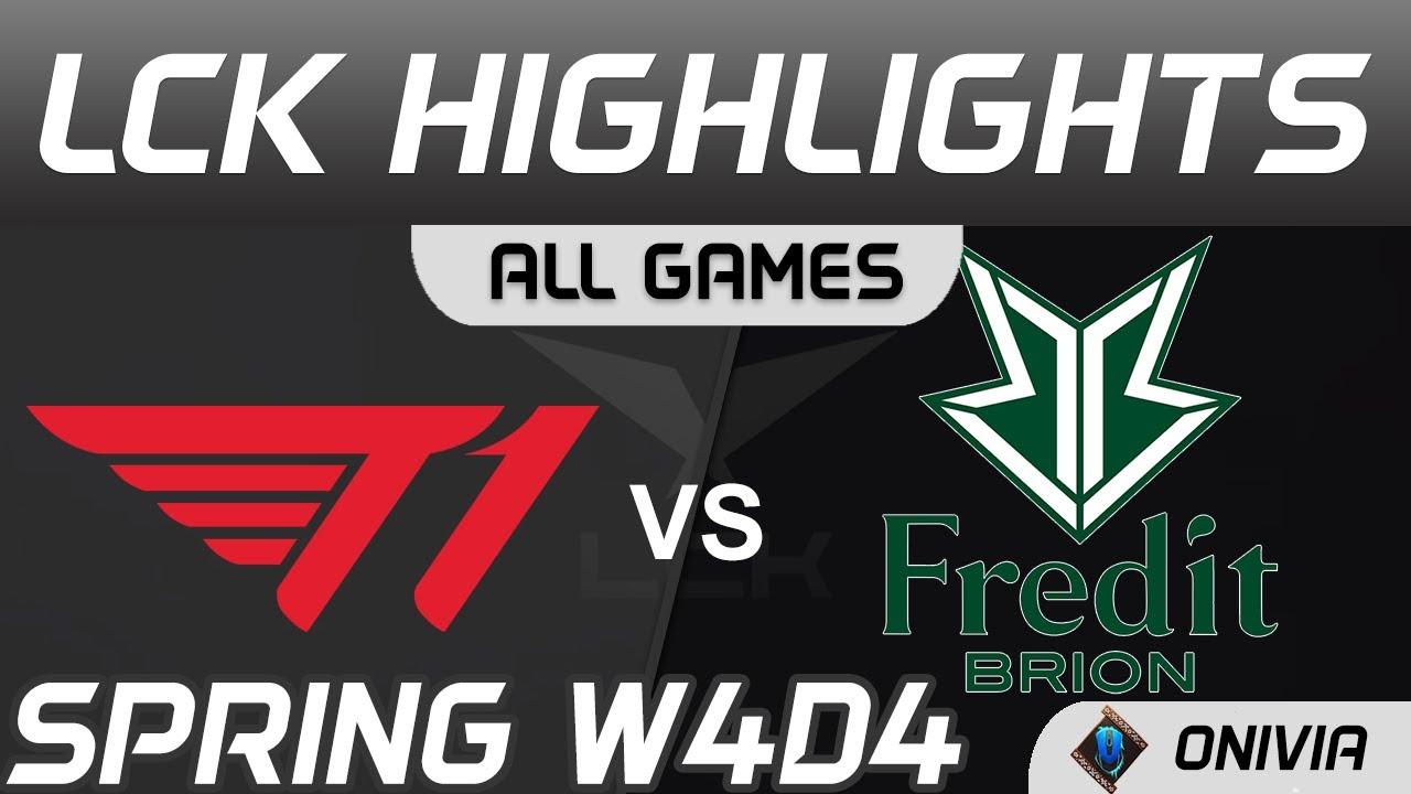 T1 vs BRO Highlights ALL GAMES Spring Season 2021 W4D4 T1 vs Fredit BRION by Onivia thumbnail