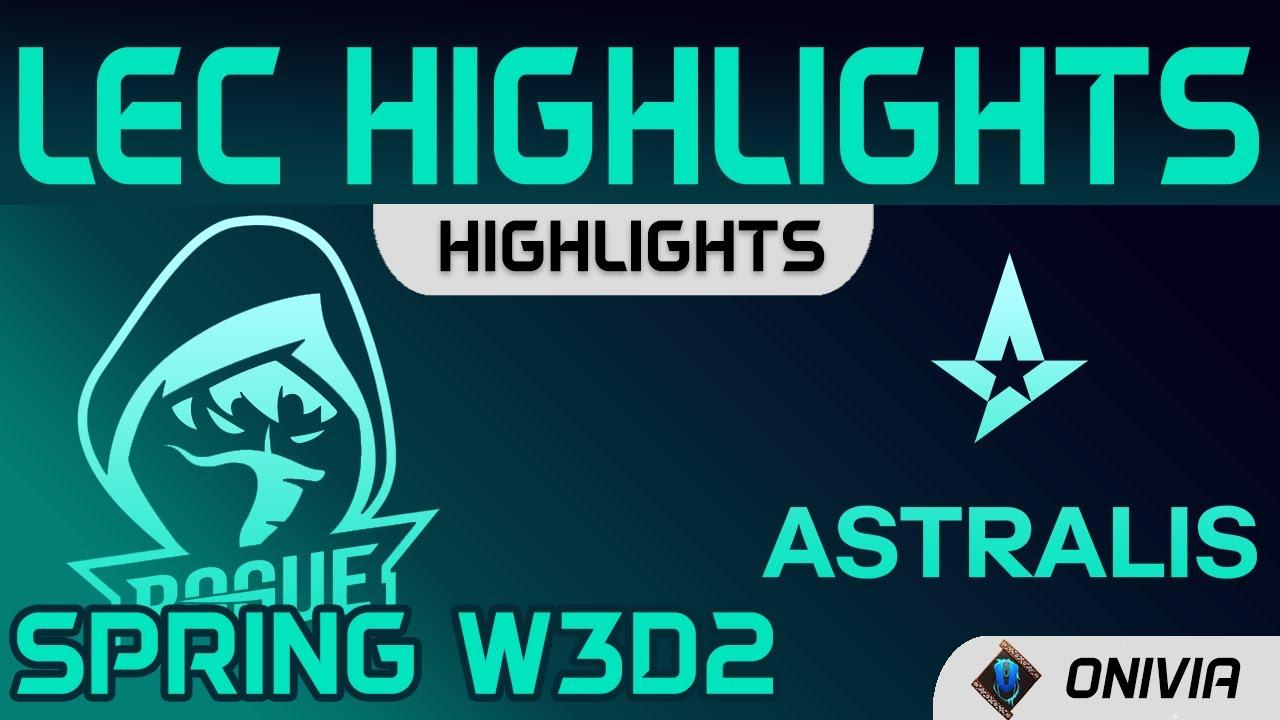 RGE vs AST Highlights LEC Spring Season 2021 W3D2 Rogue vs Astralis by Onivia thumbnail