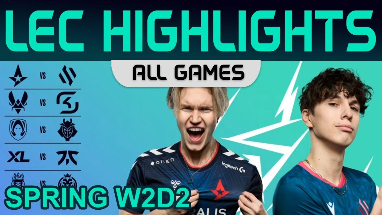 LEC Highlights Week2 Day2 LEC Winter 2023 All Games By Onivia thumbnail