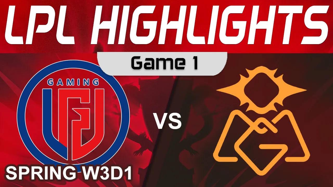 LGD vs OMG Highlights Game 1 LPL Spring Season 2023 W3D1 LGD Gaming vs Oh My God by Onivia thumbnail