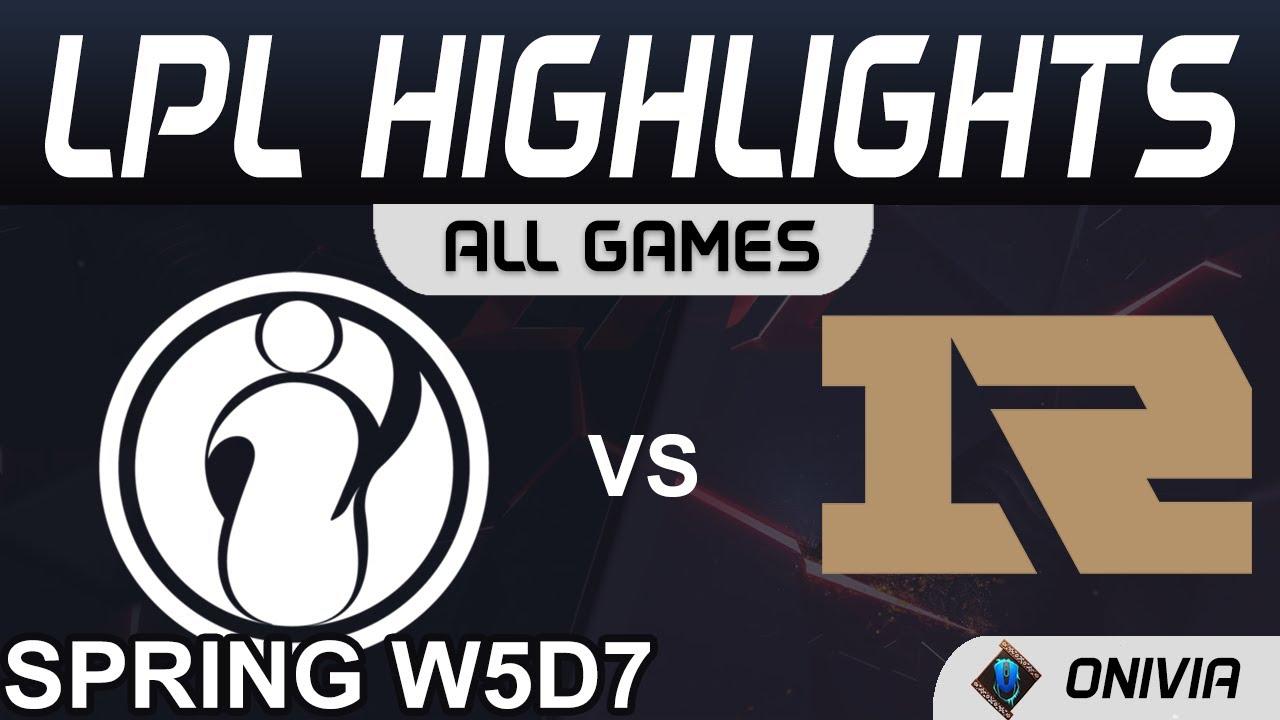 IG vs RNG Highlights ALL GAMES LPL Spring Season 2021 W5D7 Invictus Gaming vs Royal Never Give Up by thumbnail