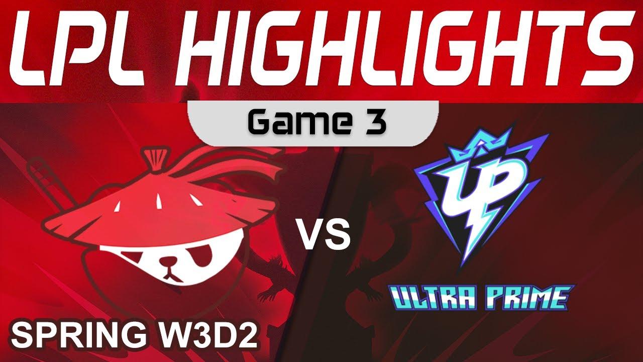 AL vs UP Highlights Game 3 LPL Spring Season 2023 W3D2 Anyone's Legend vs Ultra Prime by Onivia thumbnail