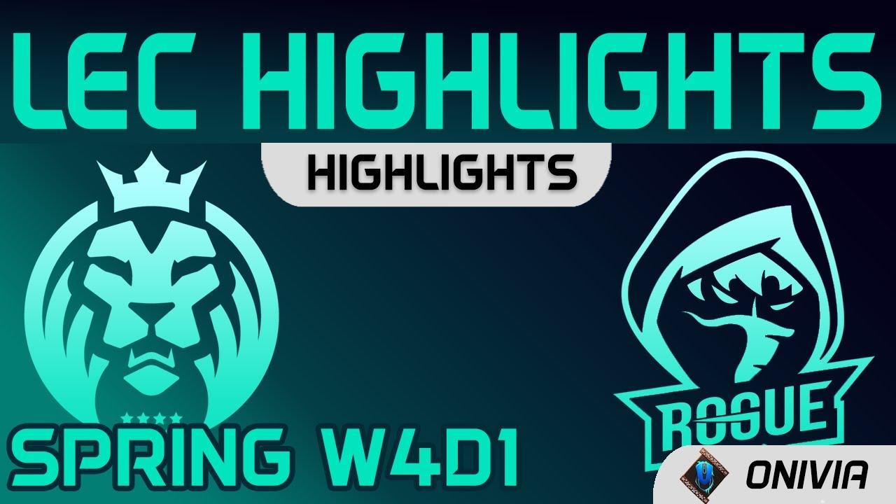 MAD vs RGE Highlights LEC Spring Season 2021 W4D1 MAD Lions vs Rogue by Onivia thumbnail