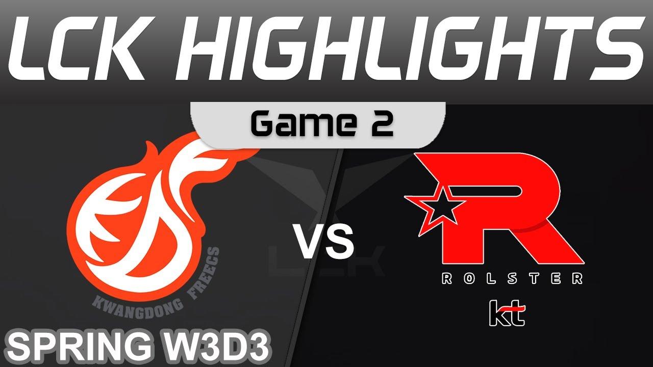 KDF vs KT Highlights Game 2 LCK Spring Season 2023 W3D3 Kwangdong Freecs vs KT Rolster by Onivia thumbnail