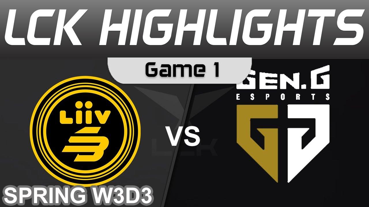 LSB vs GEN Highlights Game 1 LCK Spring Season 2023 W3D3 Liiv SANDBOX vs Gen G by Onivia thumbnail