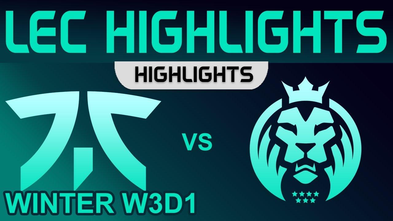 FNC vs MAD Highlights LEC Winter Season 2023 W3D1 Fnatic vs MAD Lions by Onivia thumbnail