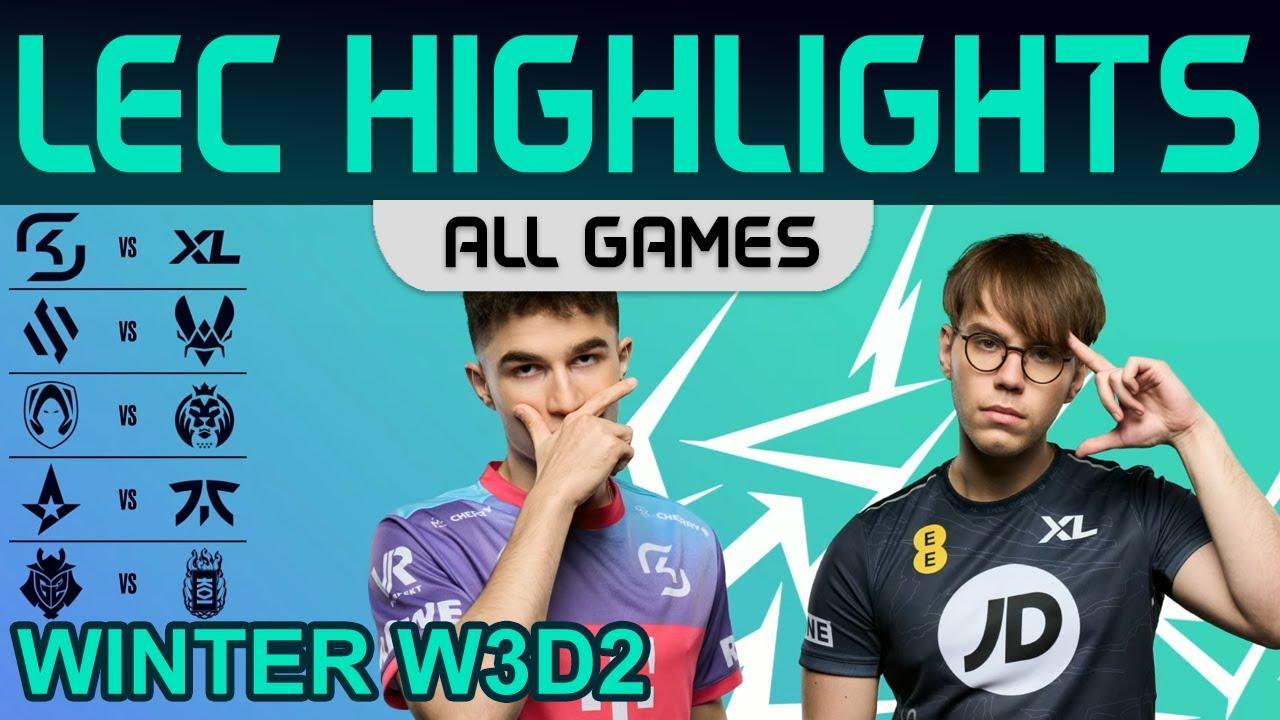 LEC Highlights Week3 Day2 LEC Winter 2023 All Games By Onivia thumbnail