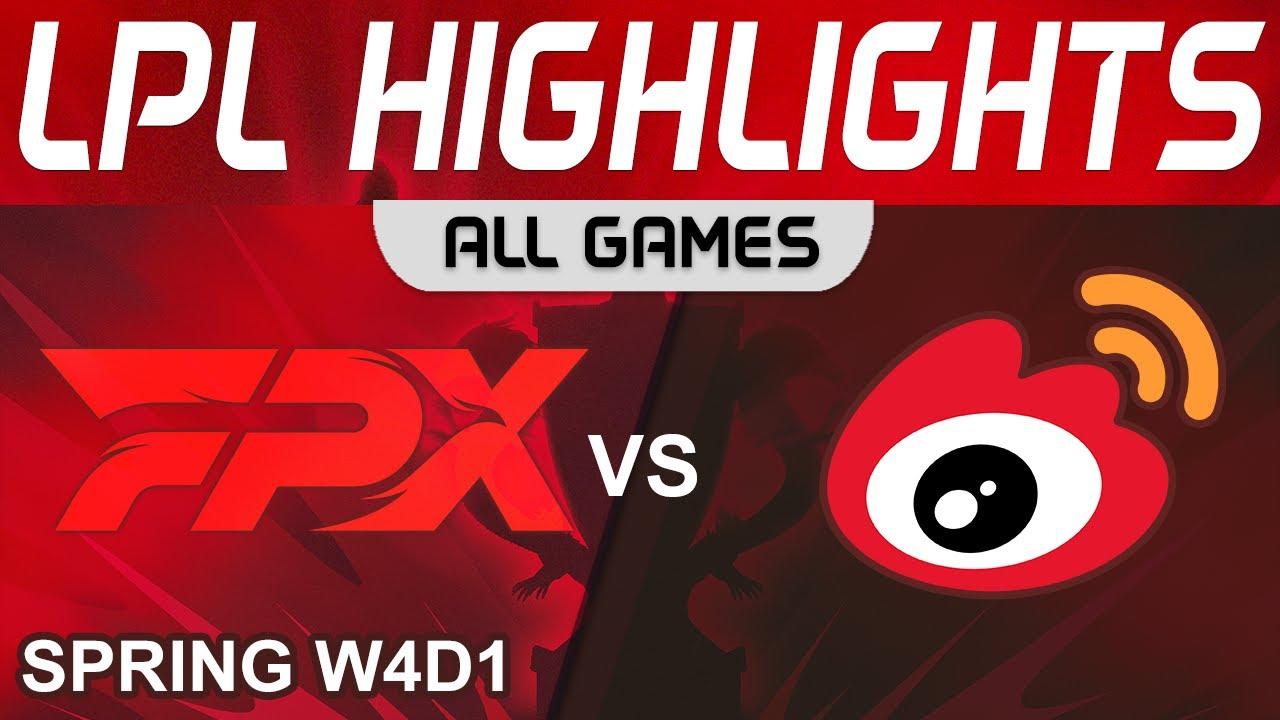 FPX vs WBG Highlights ALL GAMES LPL Spring Season 2023 W4D1 FunPlus Phoenix vs Weibo Gaming by Onivi thumbnail