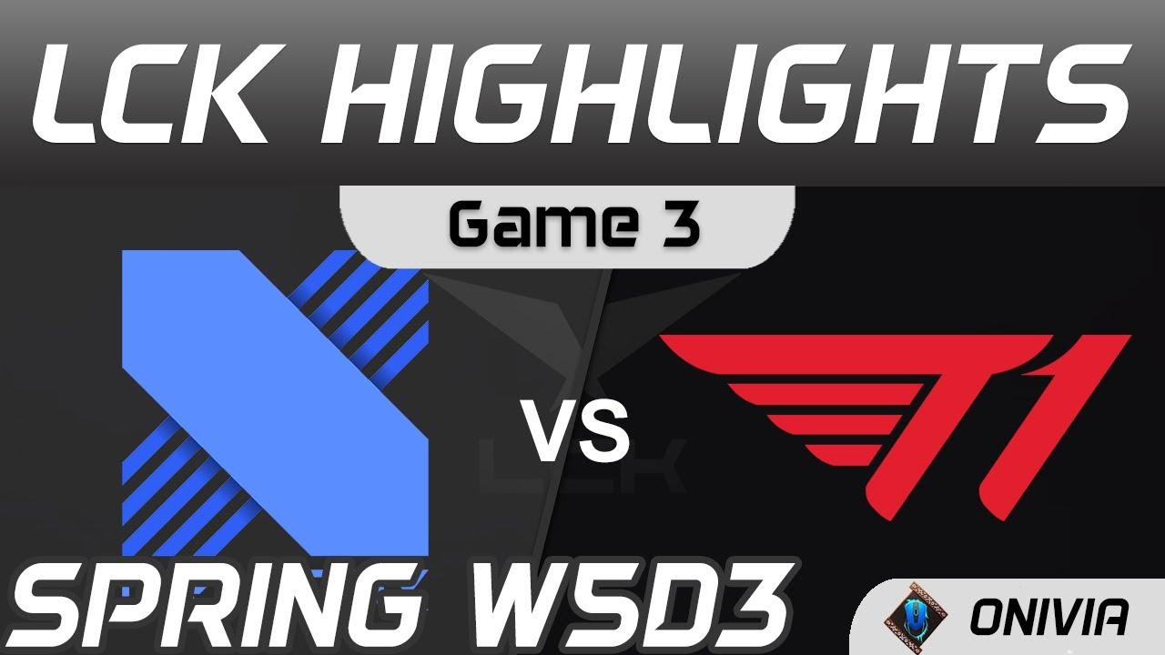 DRX vs T1 Highlights Game 3 Spring Season 2021 W5D3 DragonX vs T1 Onivia thumbnail