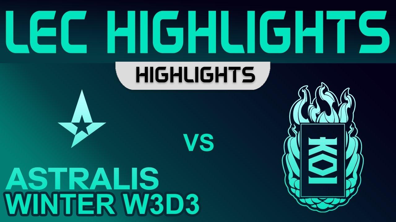 AST vs KOI Highlights LEC Winter Season 2023 W3D3 Astralis vs KOI by Onivia thumbnail