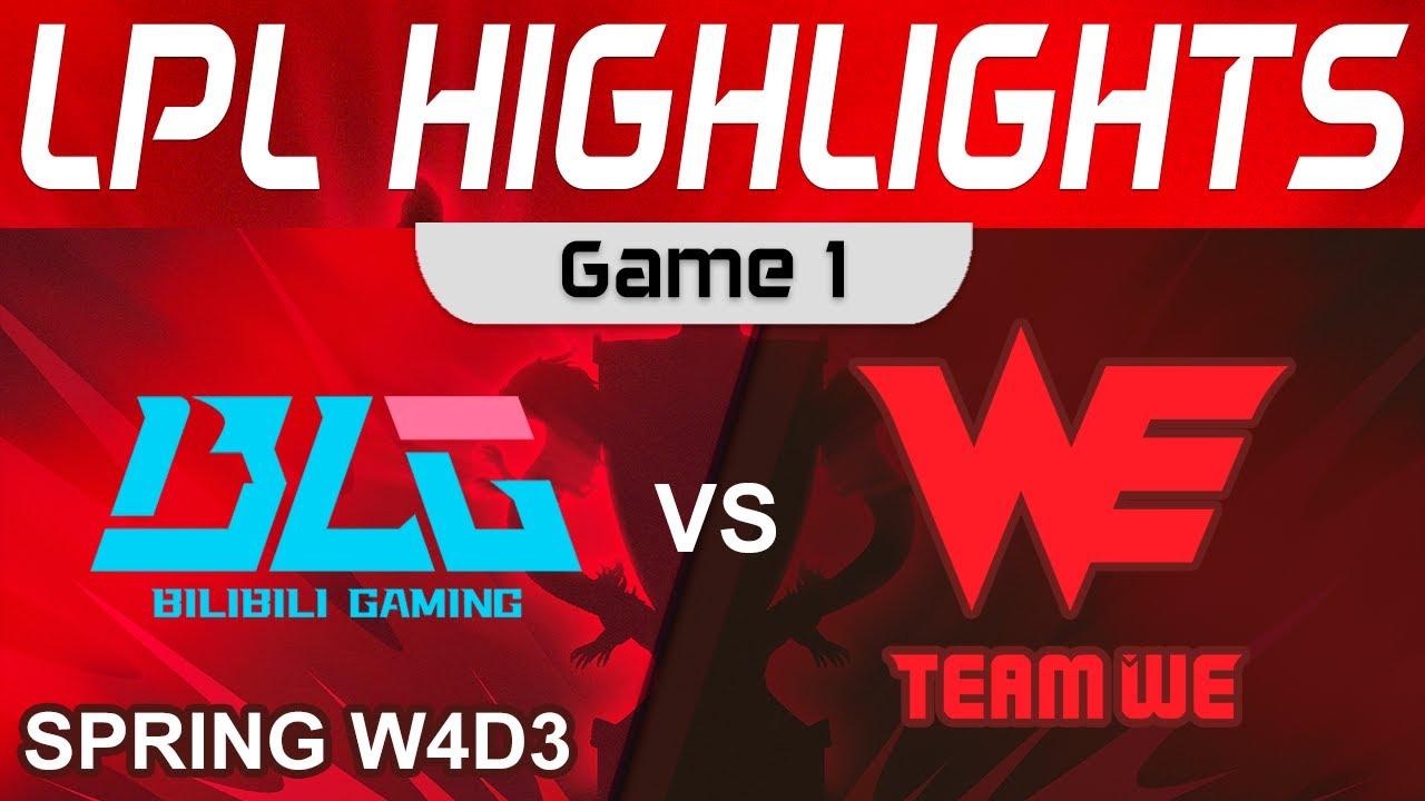 BLG vs WE Highlights Game 1 LPL Spring Season 2023 W4D3 Bilibili Gaming vs Team WE by Onivia thumbnail