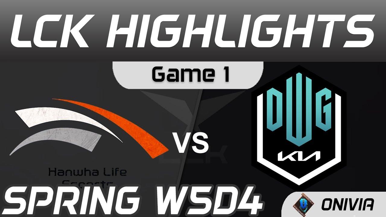 HLE vs DK Highlights Game 1 Spring Season 2021 W5D4 Hanwha Life Esports vs DWG KIA by Onivia thumbnail