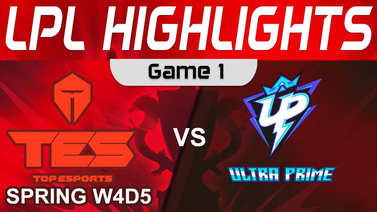 TES vs UP Highlights Game 1 LPL Spring Season 2023 W4D5 Top Esports vs Ultra Prime by Onivia thumbnail