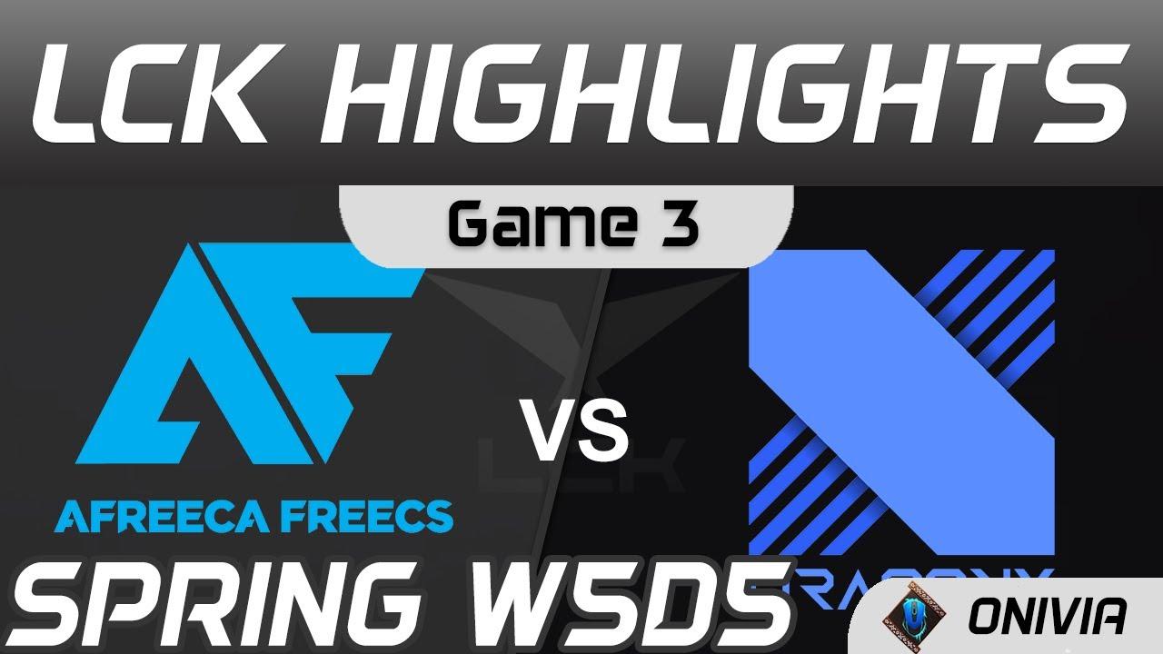 AF vs DRX Highlights Game 3 Spring Season 2021 W5D5 Afreeca Freecs vs DragonX Onivia thumbnail