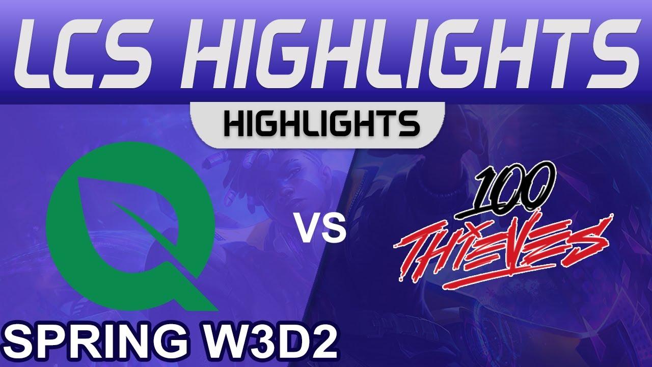 FLY vs 100 Highlights LCS Spring Season 2023 W3D2 FlyQuest vs 100 Thieves by Onivia thumbnail