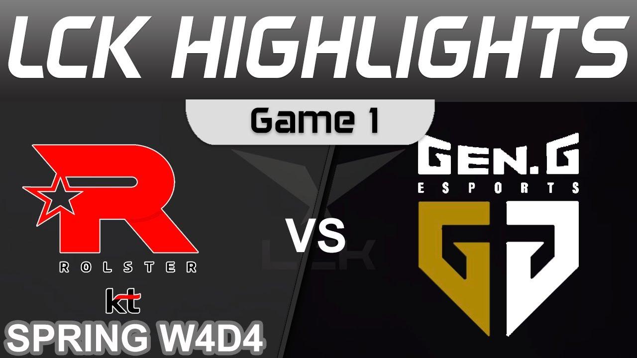 KT vs GEN Highlights Game 1 LCK Spring Season 2023 W4D4 KT Rolster vs Gen G by Onivia thumbnail