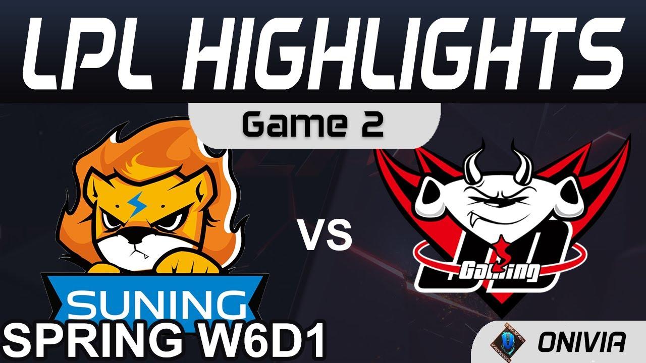 SN vs JDG Highlights Game 2 LPL Spring Season 2021 W6D1 Suning vs JD Gaming by Onivia thumbnail