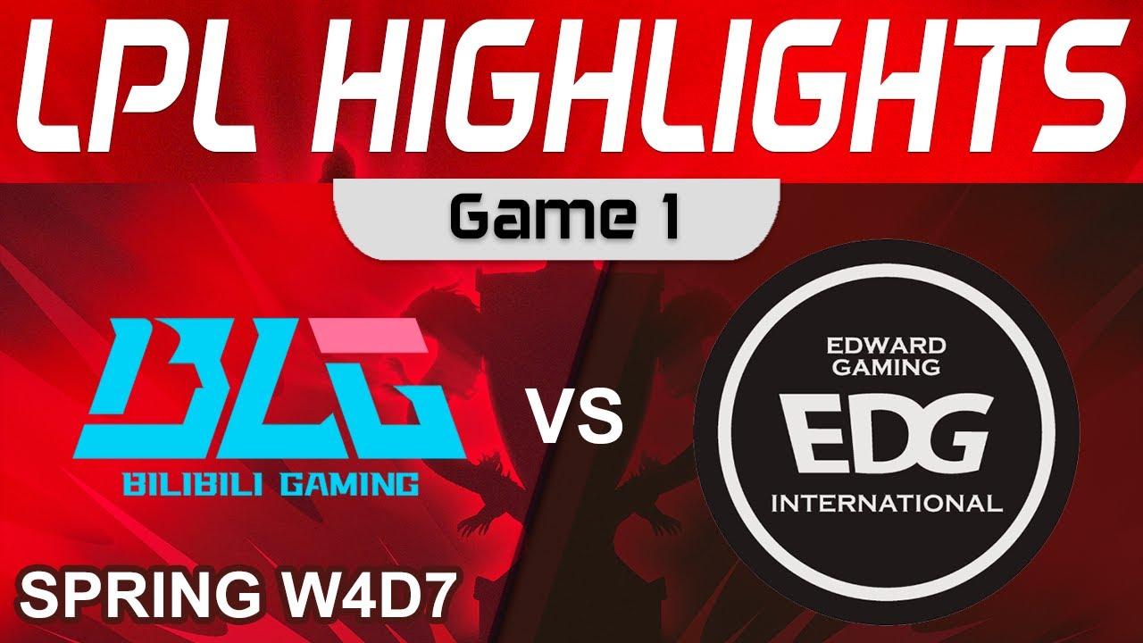 BLG vs EDG Highlights Game 1 LPL Spring Season 2023 W4D7 Bilibili Gaming vs EDward Gaming by Onivia thumbnail