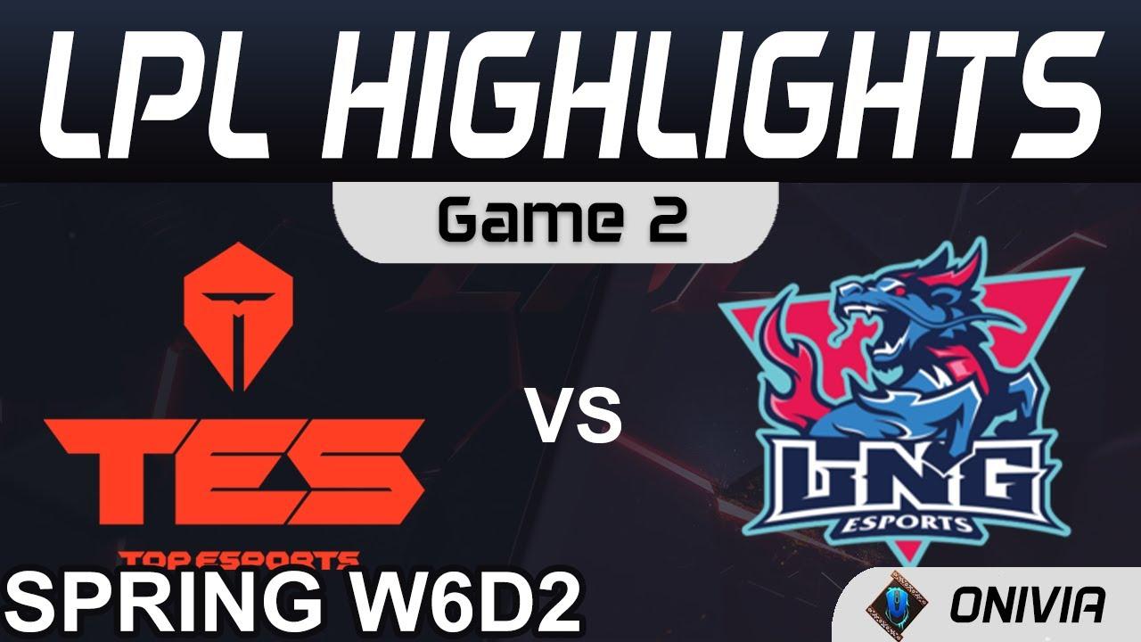 TES vs LNG Highlights Game 2 LPL Spring Season 2021 W6D2 Top Esports vs LNG Esports by Onivia thumbnail