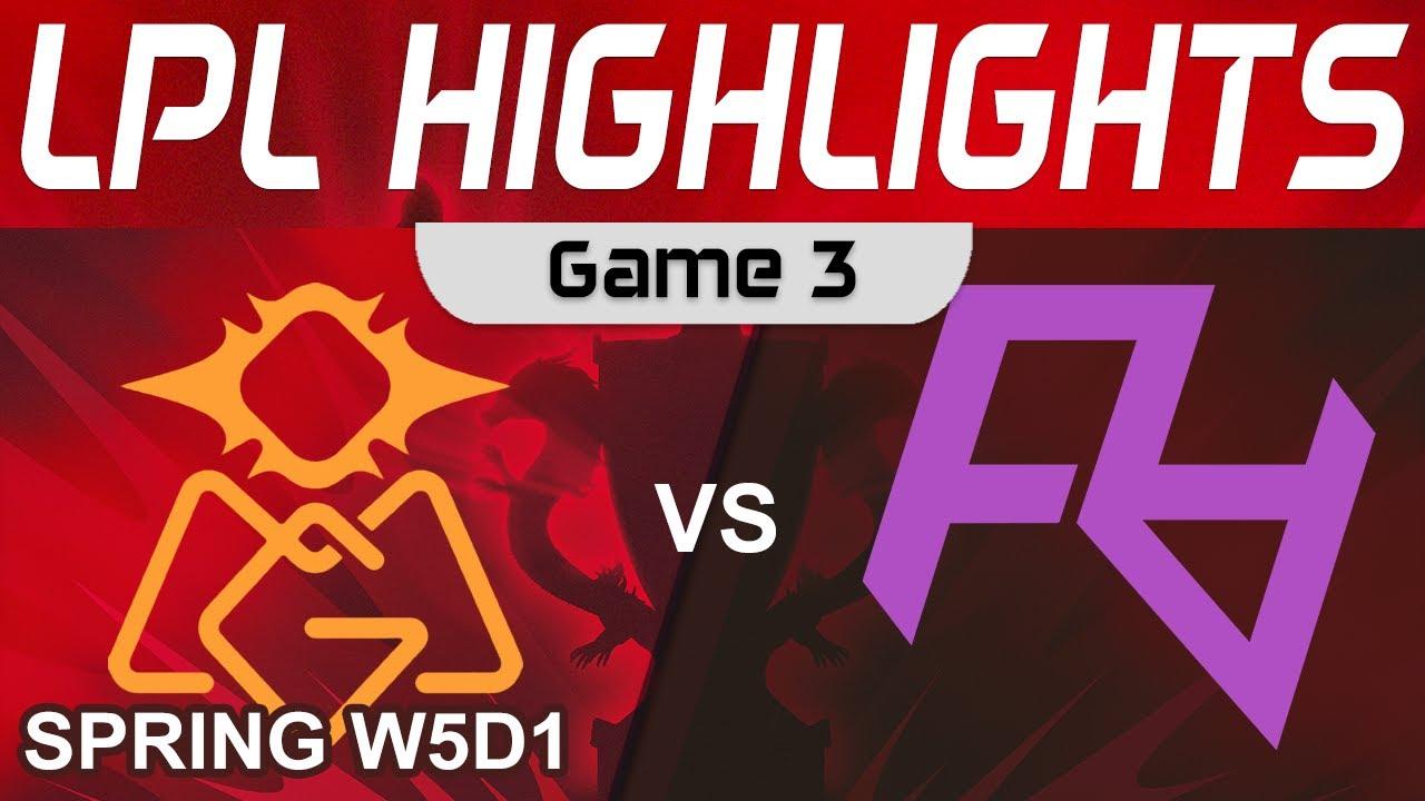 OMG vs RA Highlights Game 3 LPL Spring Season 2023 W5D1 Oh My God vs Rare Atom by Onivia thumbnail