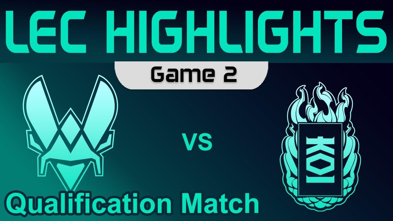 VIT vs KOI Highlights Game 2 Qualification Match LEC Winter 2023 Team Vitality vs KOI by Onivia thumbnail