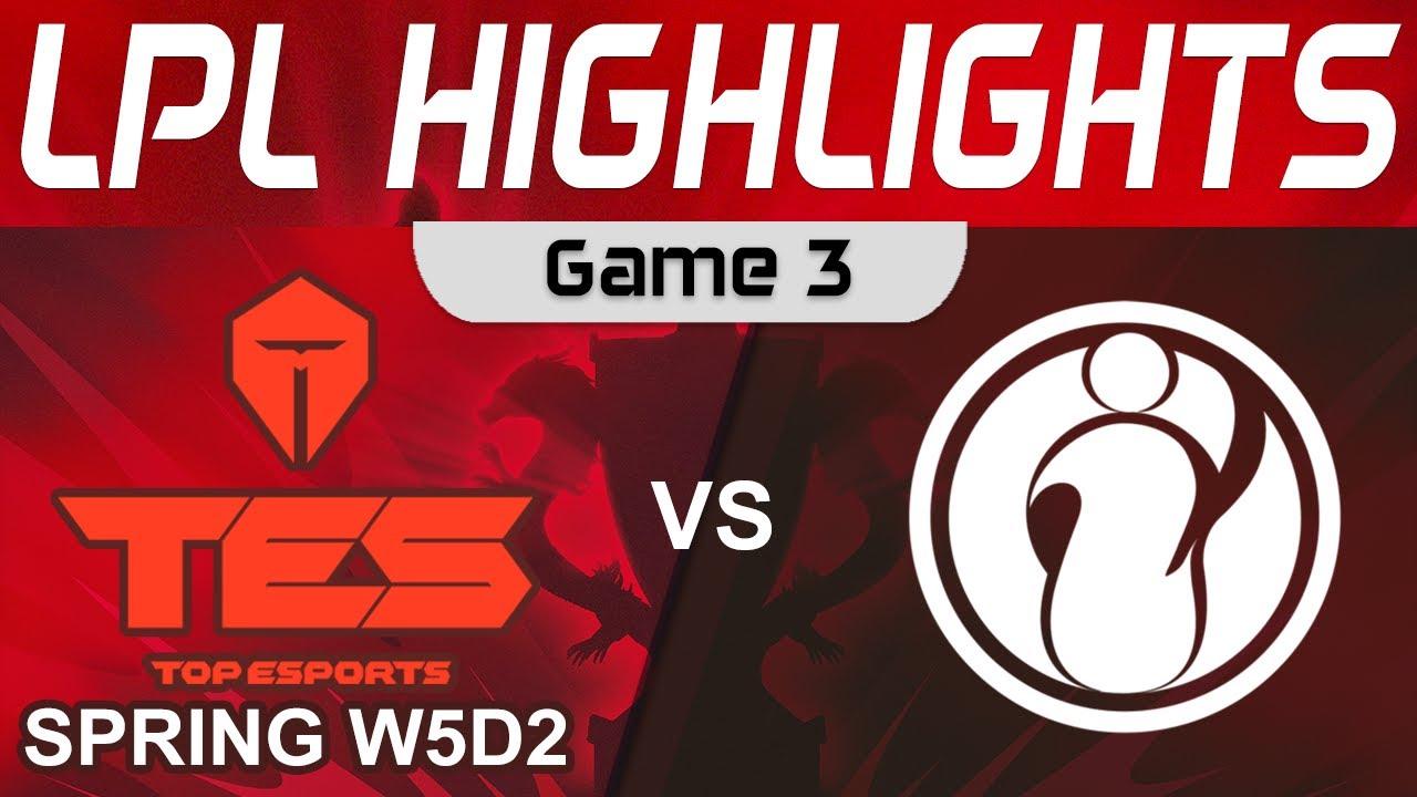 TES vs IG Highlights Game 3 LPL Spring Season 2023 W5D2 Top Esports vs Invictus Gaming by Onivia thumbnail