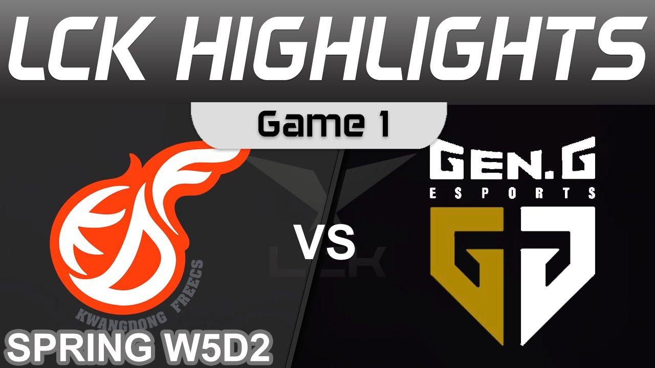 KDF vs GEN Highlights Game 1 LCK Spring Season 2023 W5D2 Kwangdong Freecs vs Gen G by Onivia thumbnail