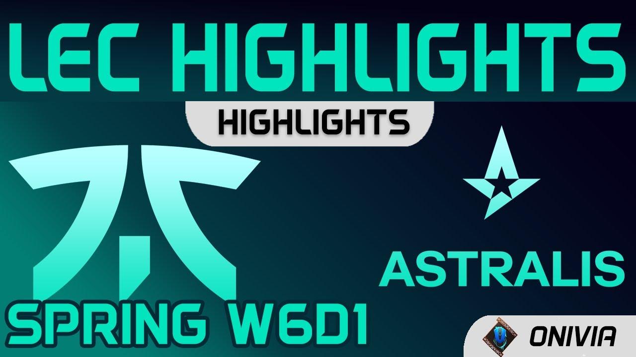 FNC vs AST Highlights LEC Spring Season 2021 W6D1 Fnatic vs Astralis by Onivia thumbnail