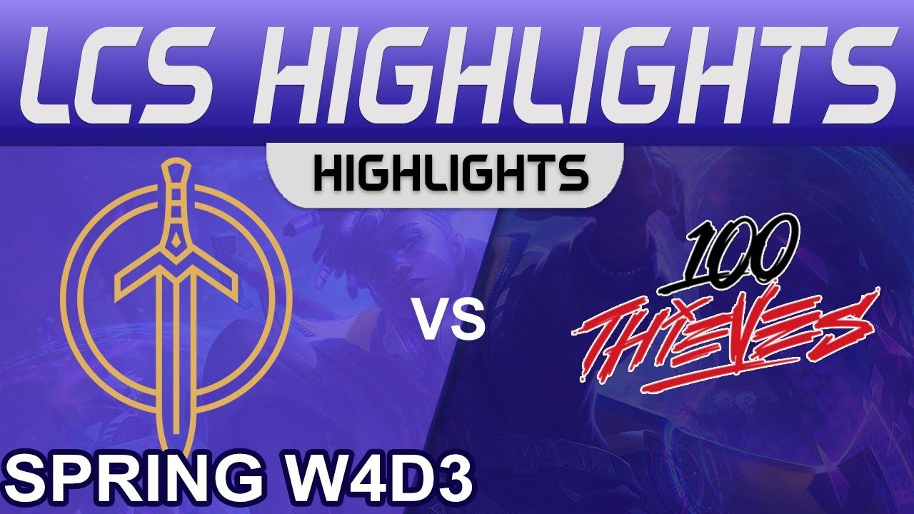 GG vs 100 Highlights LCS Spring Season 2023 W4D3 Golden Guardians vs 100 Thieves by Onivia thumbnail