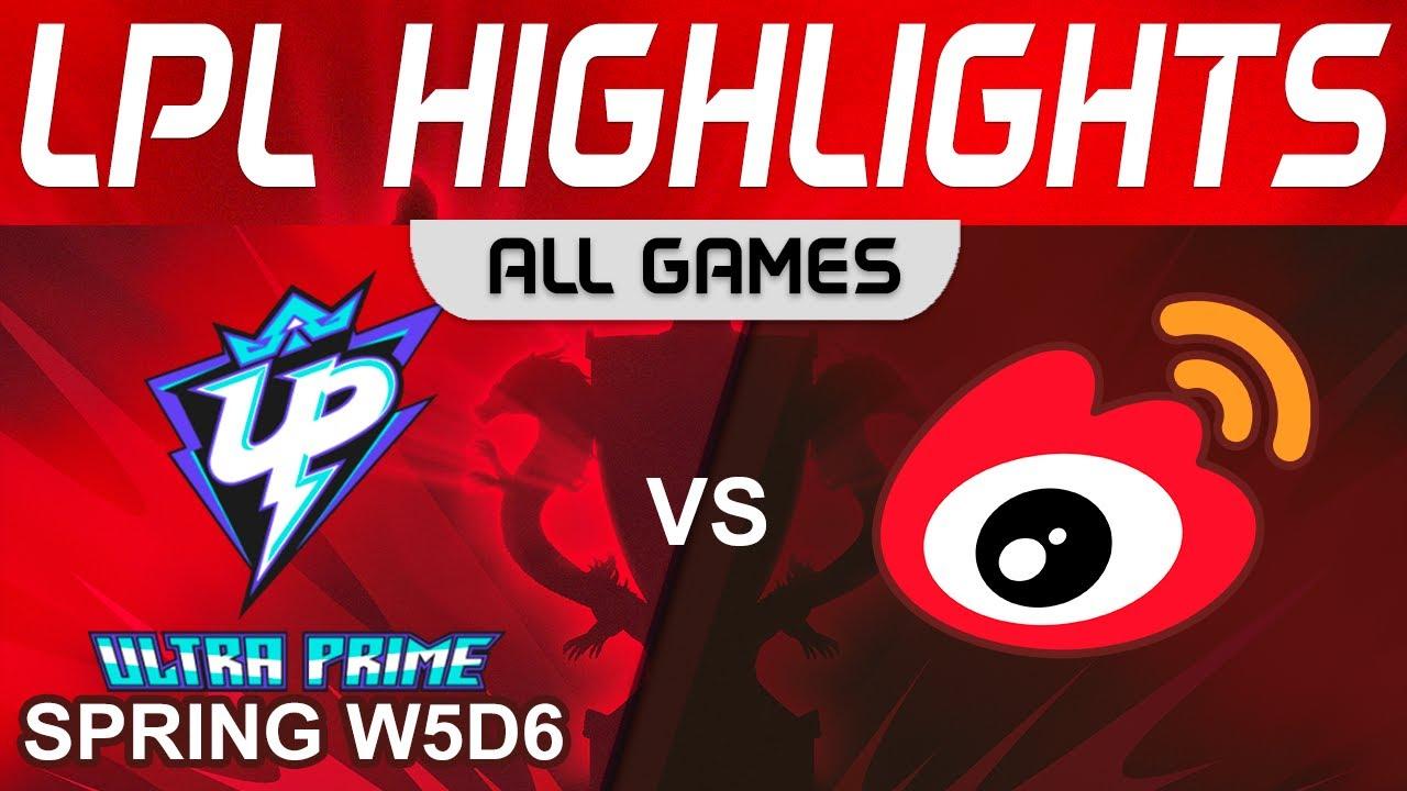 UP vs WBG Highlights ALL GAMES LPL Spring Season 2023 W5D6 Ultra Prime vs Weibo Gaming by Onivia thumbnail