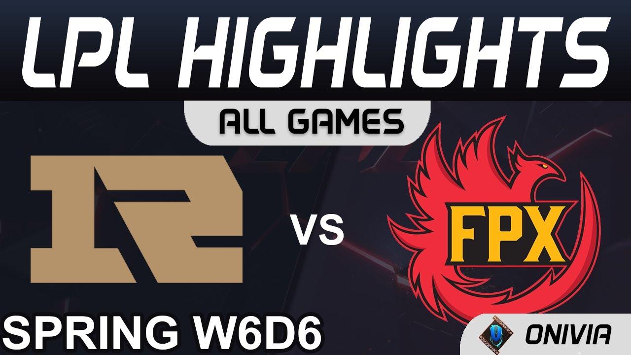 RNG vs FPX Highlights ALL GAMES LPL Spring Season 2021 W6D6 Royal Never Give Up vs FunPlus Phoenix b thumbnail