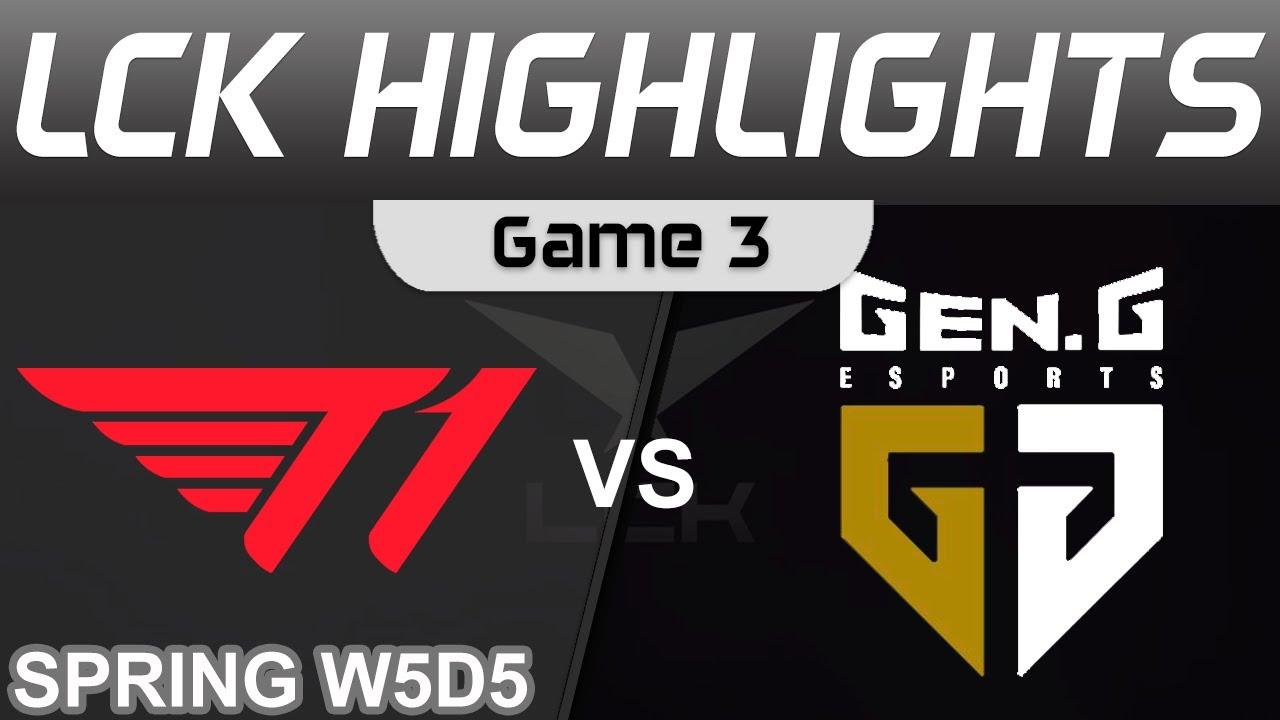 T1 vs GEN Highlights Game 3 LCK Spring Season 2023 W5D5 T1 vs Gen G by Onivia thumbnail