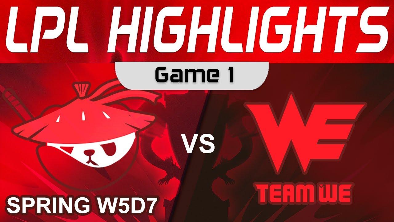 AL vs WE Highlights Game 1 LPL Spring Season 2023 W5D7 Anyone's Legend vs Team WE by Onivia thumbnail