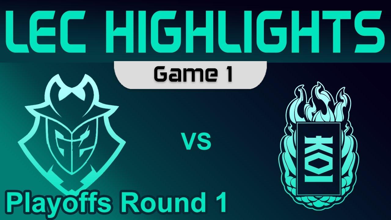 G2 vs KOI Highlights Game 1 Playoffs Round 1 LEC Winter 2023 G2 Esports vs KOI by Onivia thumbnail