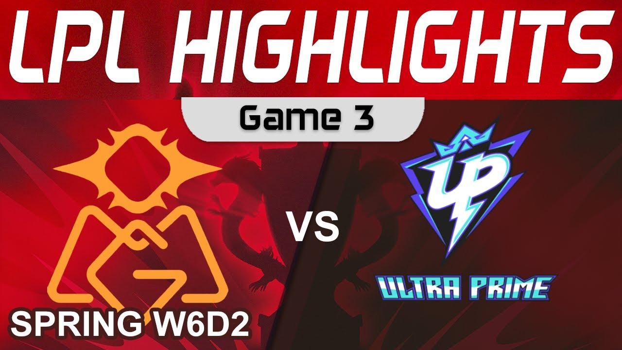 OMG vs UP Highlights Game 3 LPL Spring Season 2023 W6D2 Oh My God vs Ultra Prime by Onivia thumbnail