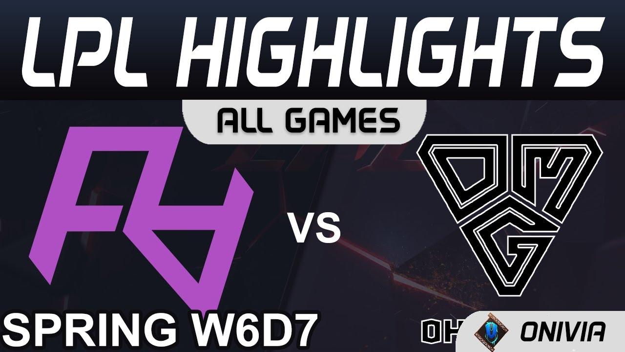 RA vs OMG Highlights ALL GAMES LPL Spring Season 2021 W6D7 Rare Atom  vs Oh My God by Onivia thumbnail