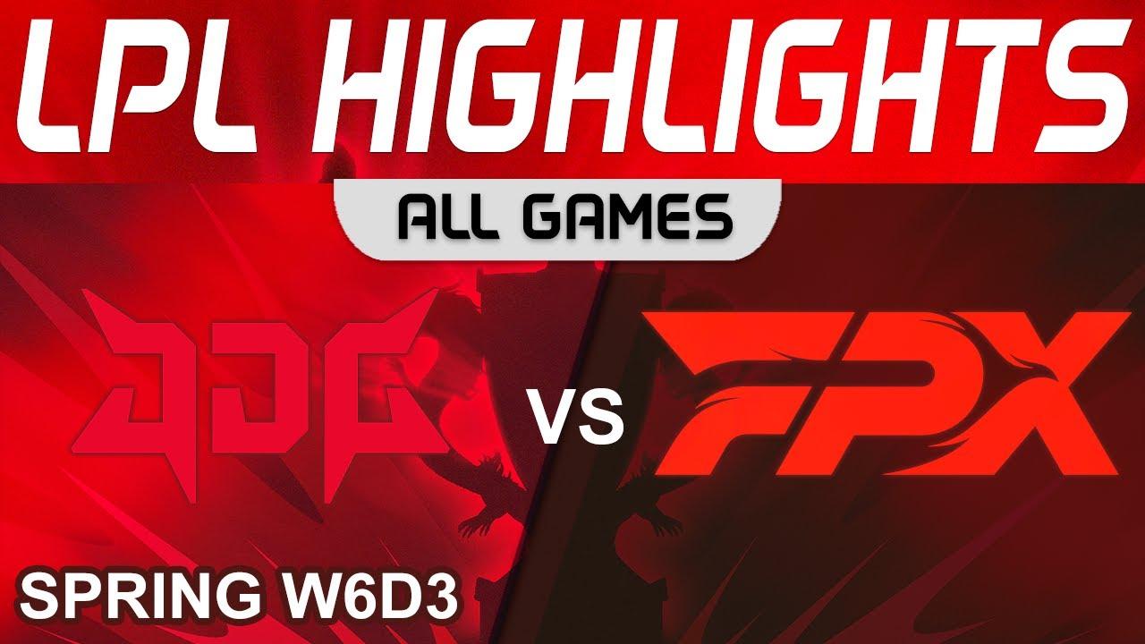 JDG vs FPX Highlights ALL GAMES LPL Spring Season 2023 W6D3 JD Gaming vs FunPlus Phoenix by Onivia thumbnail