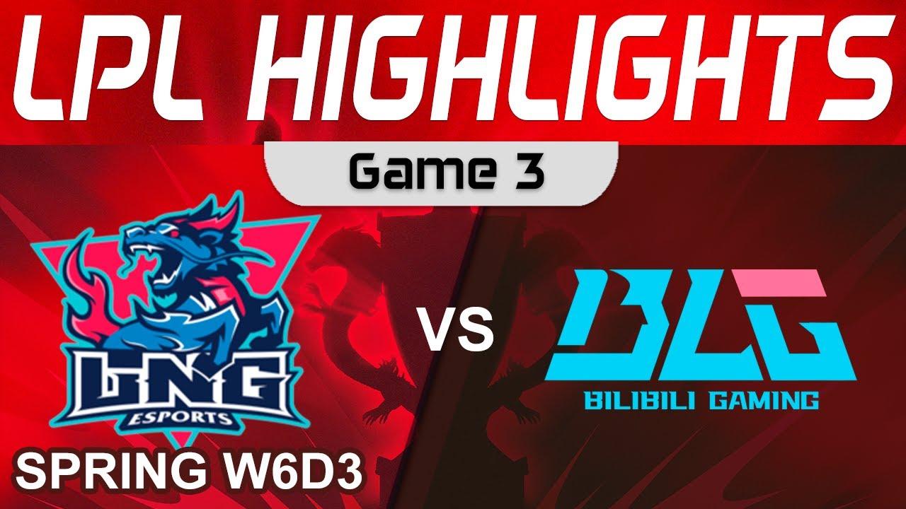 LNG vs BLG Highlights Game 3 LPL Spring Season 2023 W6D3 LNG Esports vs Bilibili Gaming by Onivia thumbnail