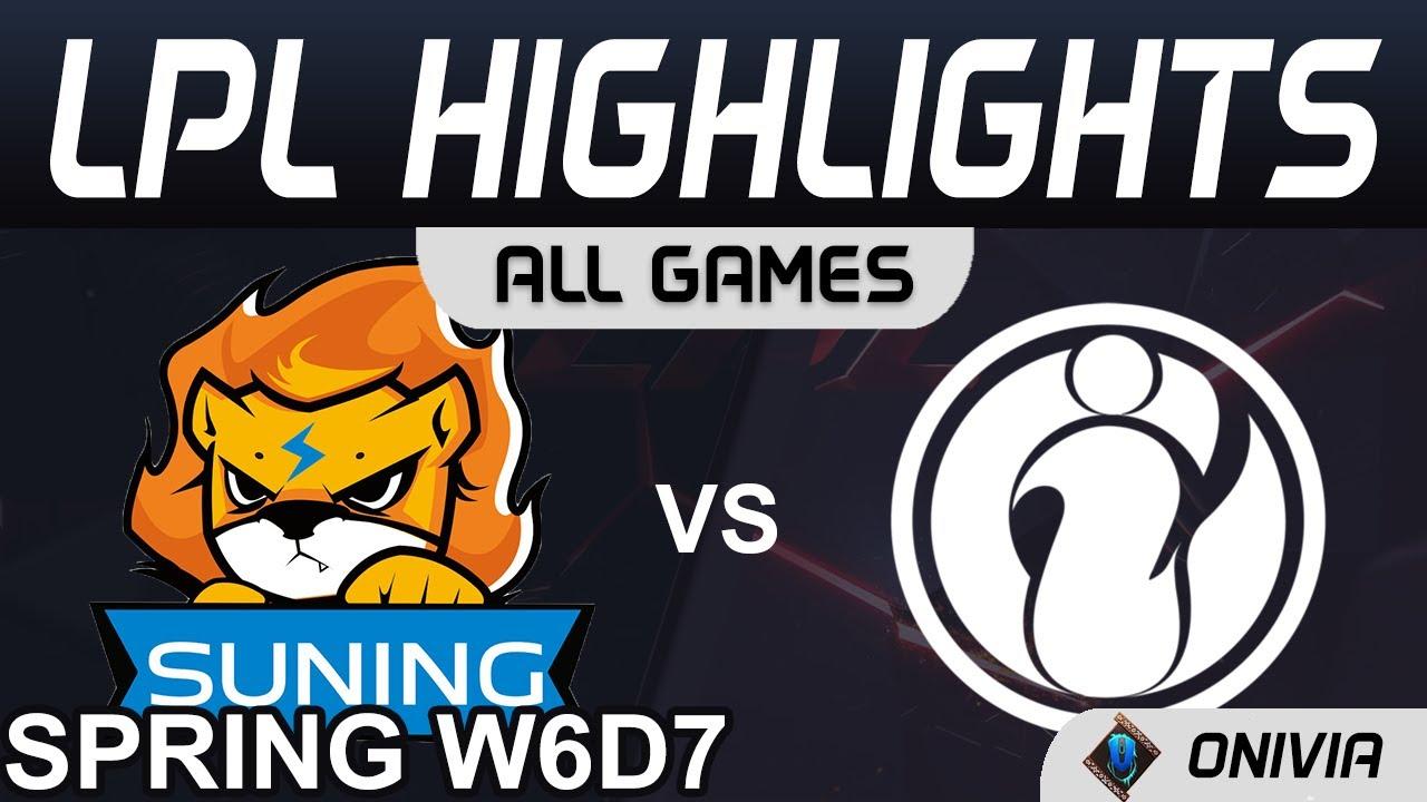 SN vs IG Highlights ALL GAMES LPL Spring Season 2021 W6D7 Suning vs Invictus Gaming by Onivia thumbnail