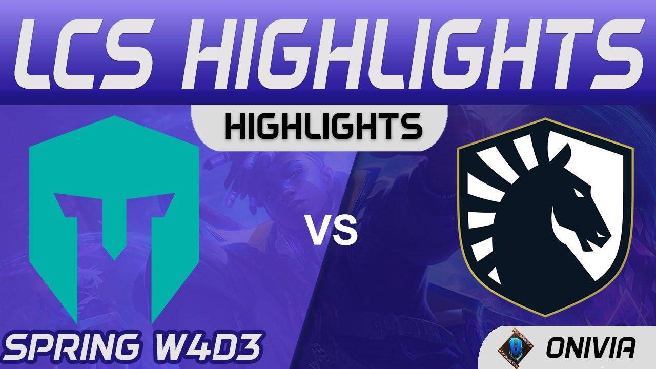 IMT vs TL Highlights LCS Spring Season 2021 W4D3 100 Immortals vs Team Liquid by Onivia thumbnail