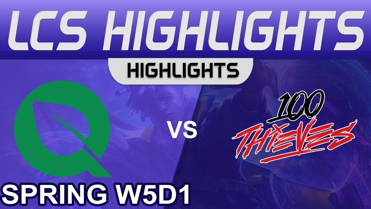 FLY vs 100 Highlights LCS Spring Season 2023 W5D1 FlyQuest vs 100 Thieves by Onivia thumbnail