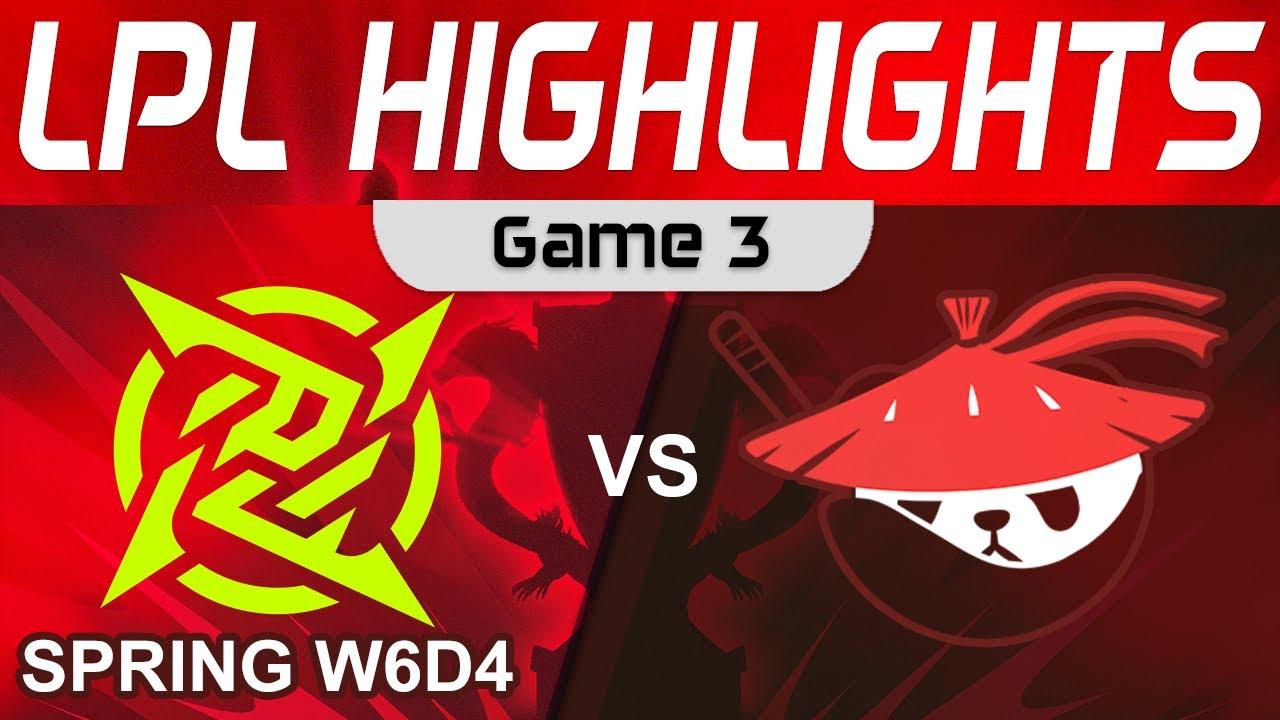 NIP vs AL Highlights Game 3 LPL Spring Season 2023 W6D4 Ninjas in Pyjamas vs Anyone's Legend by Oniv thumbnail