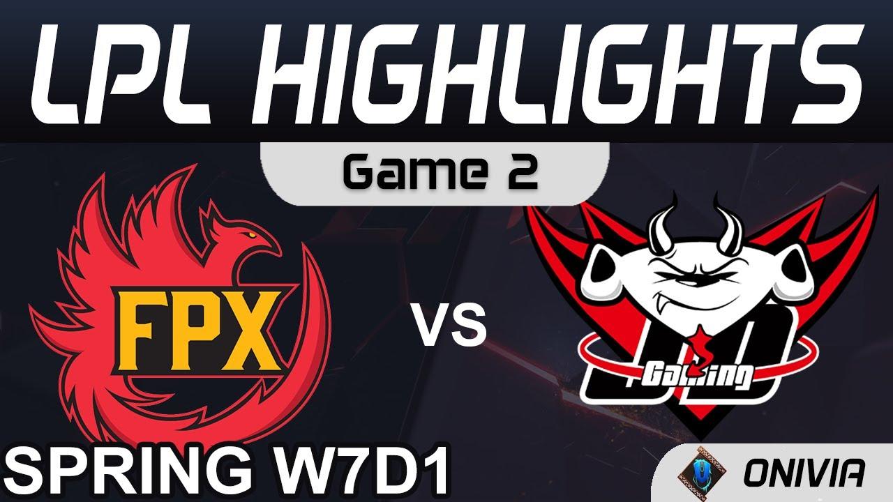 FPX vs JDG Highlights Game 2 LPL Spring Season 2021 W7D1 FunPlus Phoenix vs JD Gaming by Onivia thumbnail