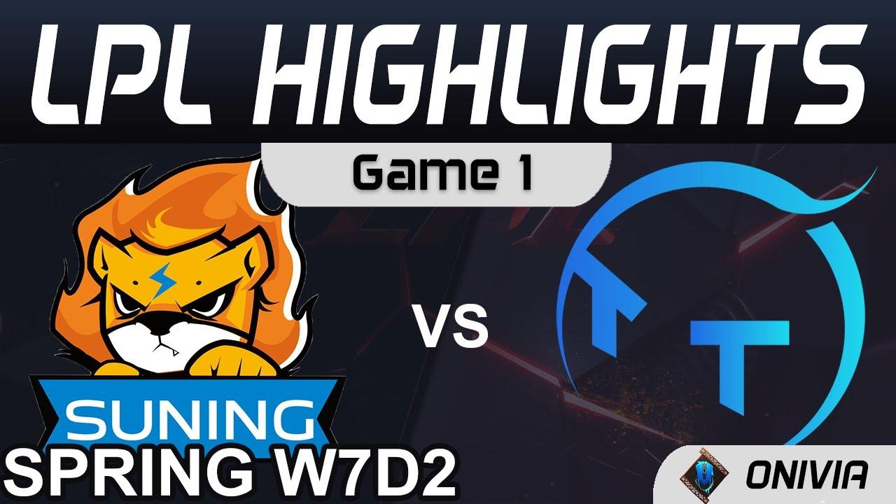 SN vs TT Highlights Game 1 LPL Spring Season 2021 W7D2 Suning vs ThunderTalk Gaming by Onivia thumbnail