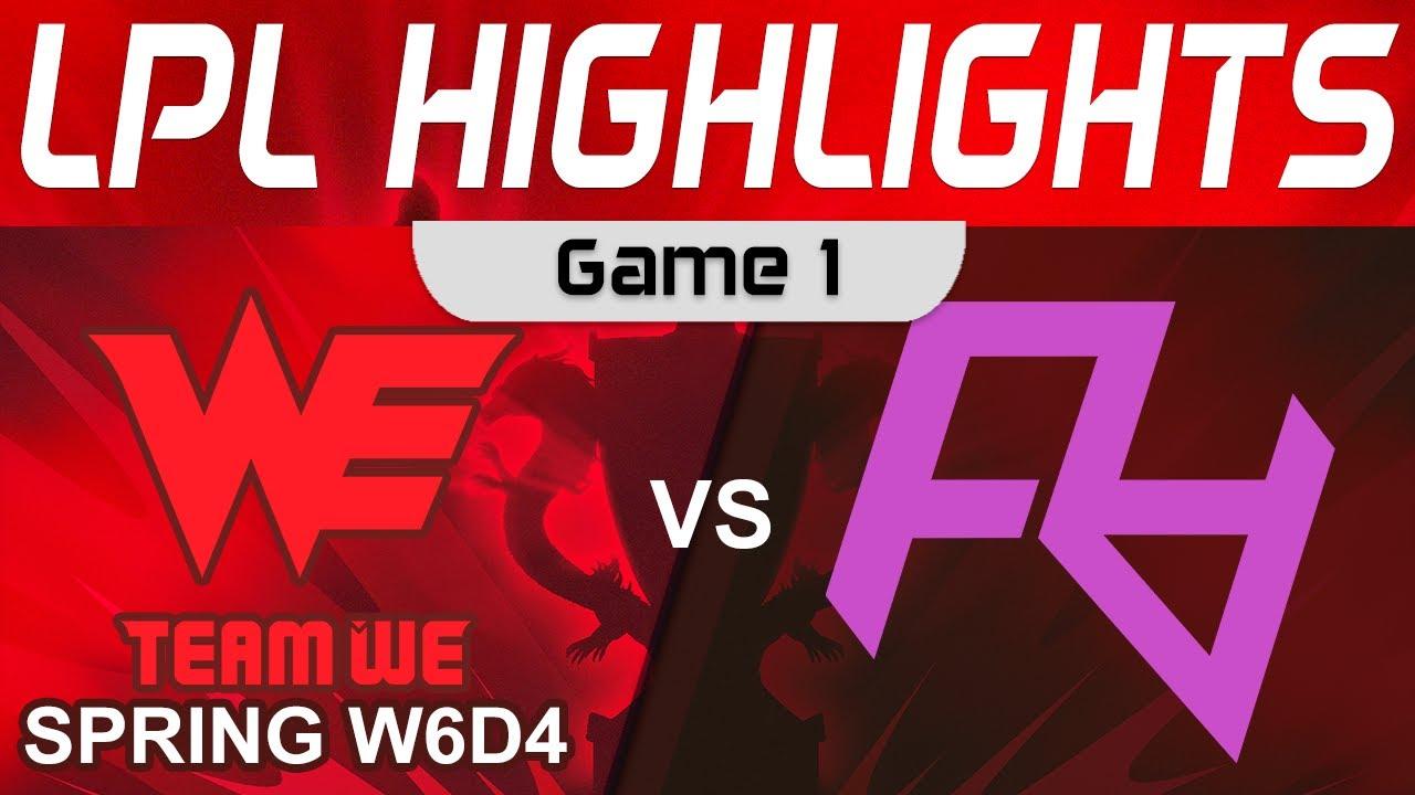 WE vs RA Highlights Game 1 LPL Spring Season 2023 W6D4 Team WE vs Rare Atom by Onivia thumbnail