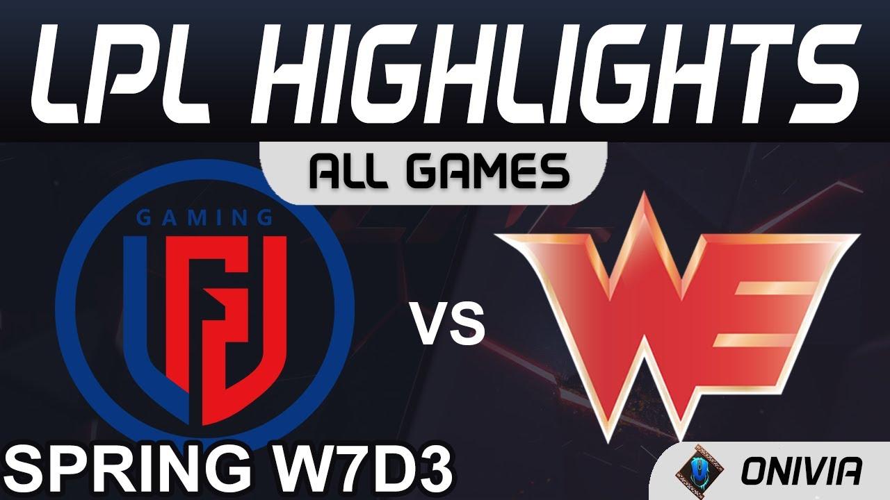 LGD vs WE Highlights ALL GAMES LPL Spring Season 2021 W7D3 LGD Gaming vs Team WE by Onivia thumbnail