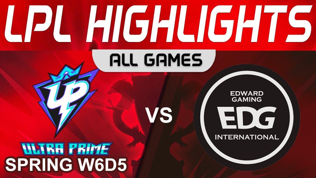 UP vs EDG Highlights ALL GAMES LPL Spring Season 2023 W6D5 Ultra Prime vs EDward Gaming by Onivia thumbnail