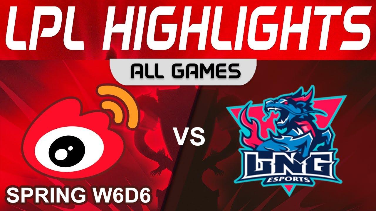 WBG vs LNG Highlights ALL GAMES LPL Spring Season 2023 W6D6 Weibo Gaming vs LNG Esports by Onivia thumbnail