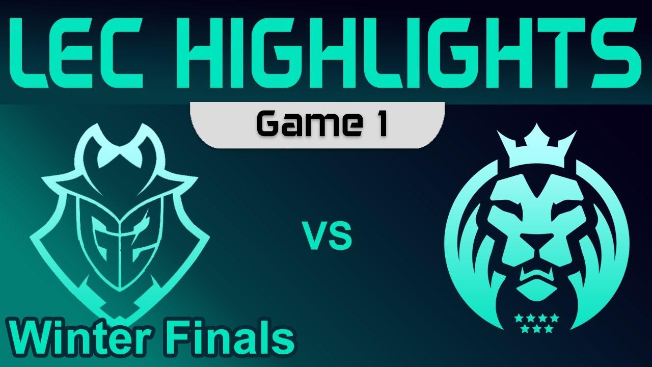 G2 vs MAD Highlights Game 1 Winter Finals LEC Winter 2023 G2 Esports vs MAD Lions by Onivia thumbnail